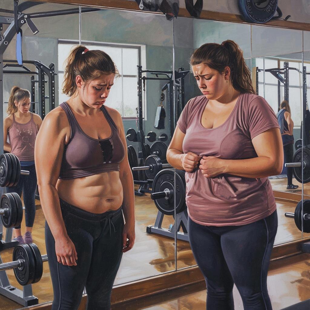 В обычной жизни я старалась избегать зеркал 