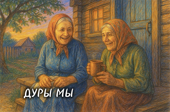 Две бабки. Совсем спятили обе