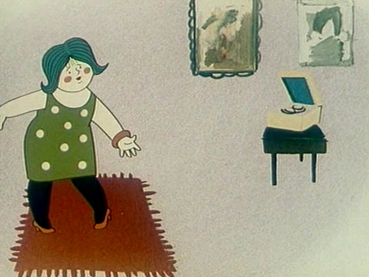 Кадр из мультфильма Про злую мачеху 1966 год