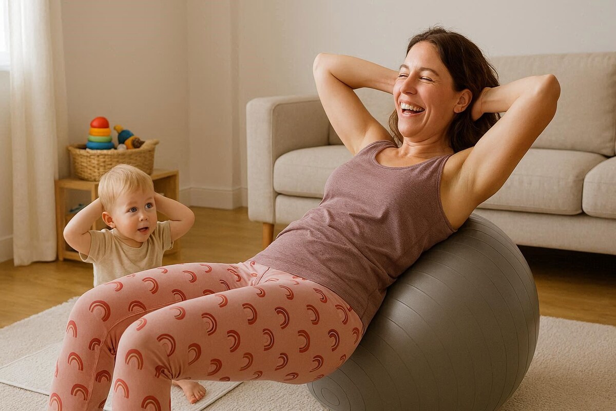 Здоровый образ жизни и тренировки помогают убрать живот