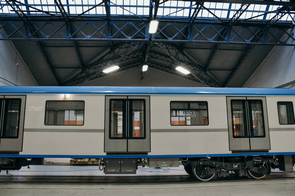    Общий вид на новый вагон. Фото: Александр Беглов/Tg