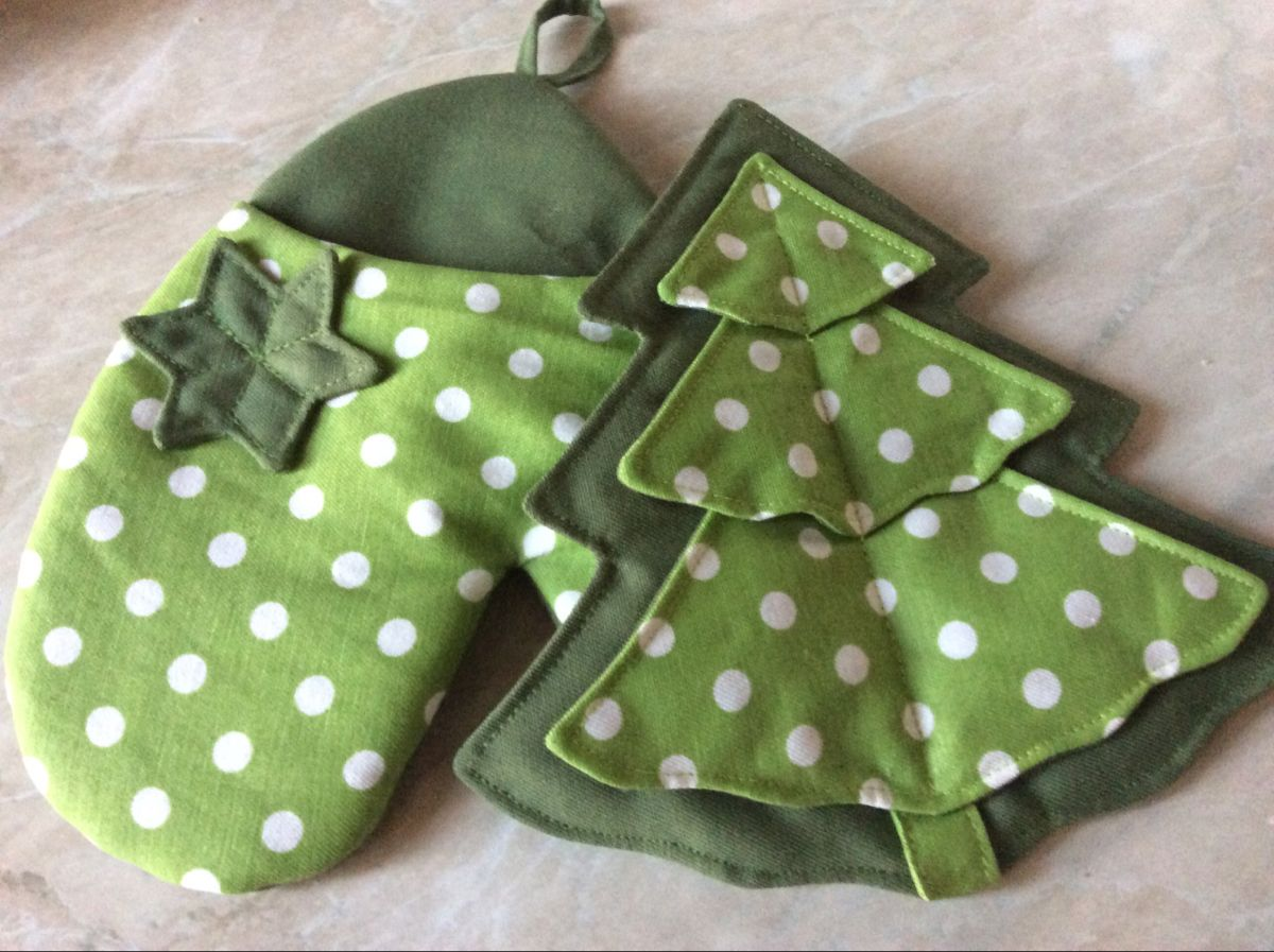 Прихватка-ёлочка
