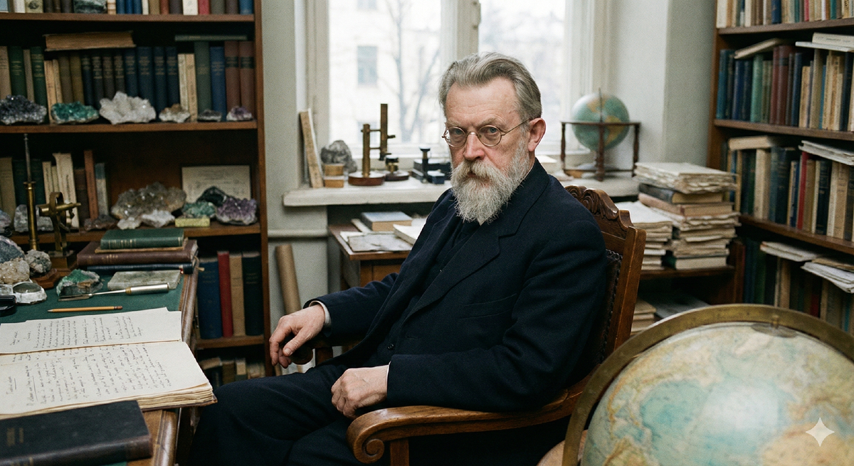 Вернадский. Рабочий кабинет /по версии нейросетей/