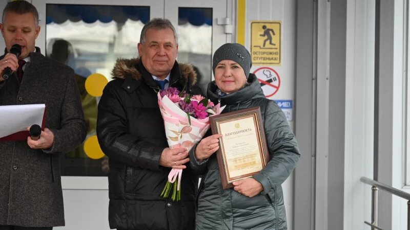     Открытие модульной поликлиники противотуберкулезного диспансера. Фото предоставлено пресс-службой Алтайского краевого законодательного собрания.