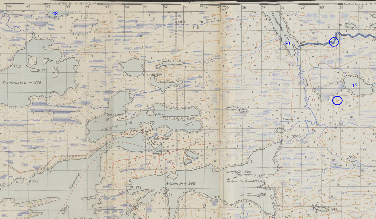 Вот тут, ну и г. Менде-вара севернее за границей данной карты