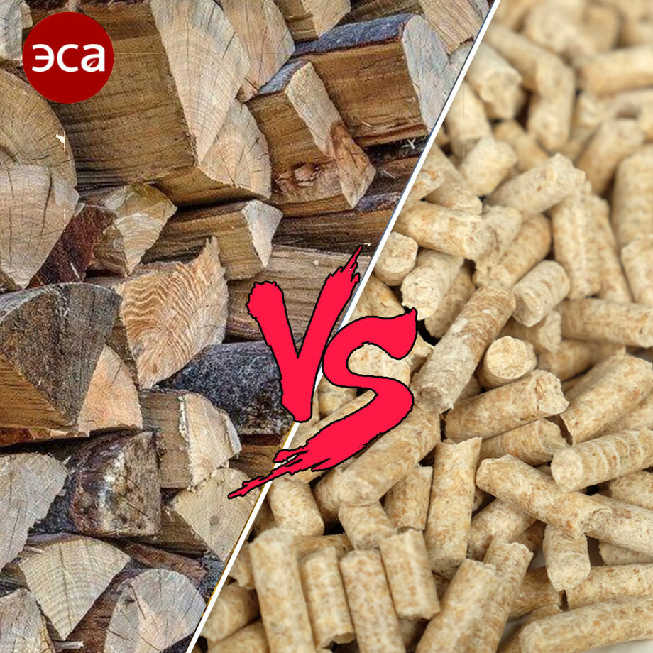 Сравнение пеллет и дров