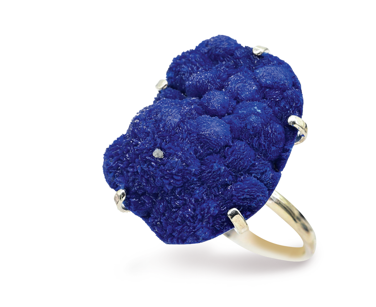 Кольцо, азурит