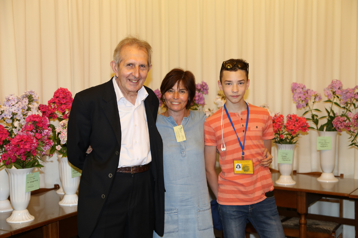 На выставке Флоксов в музее в 2015 году