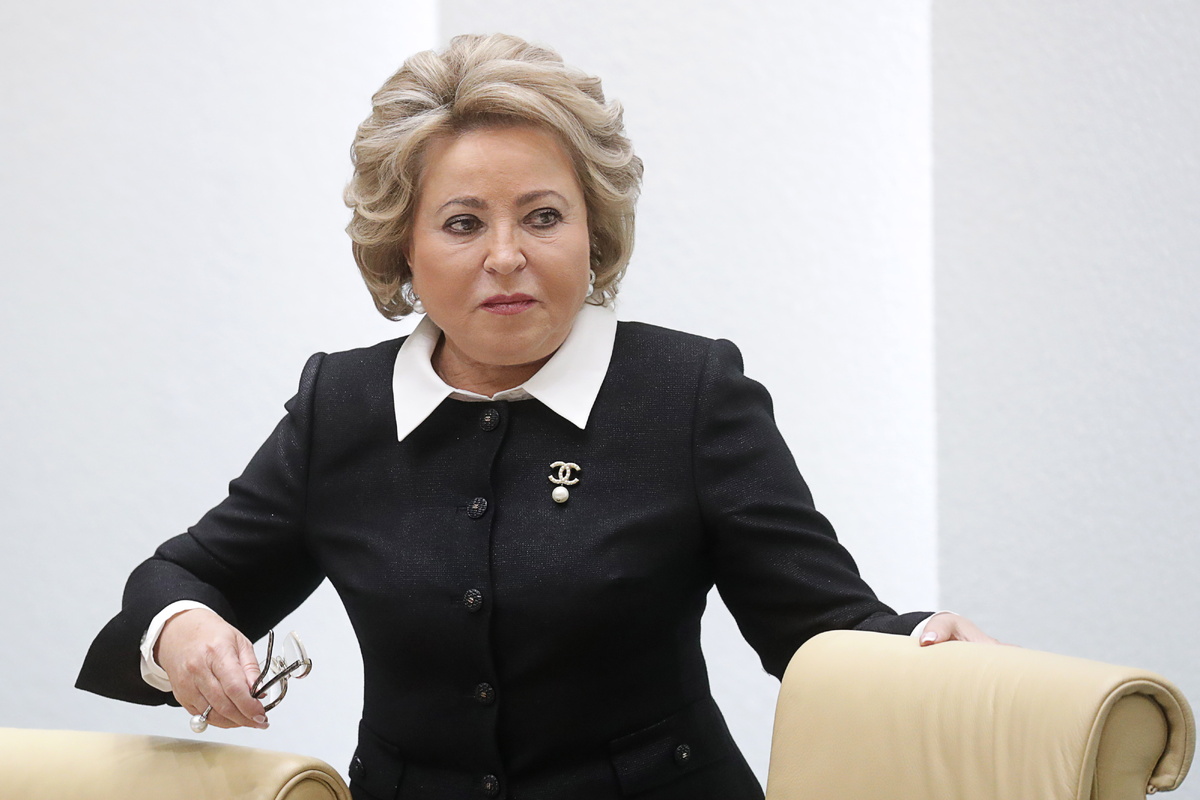    Спикер Совета Федерации РФ Валентина Матвиенко  Вячеслав Прокофьев/ТАСС