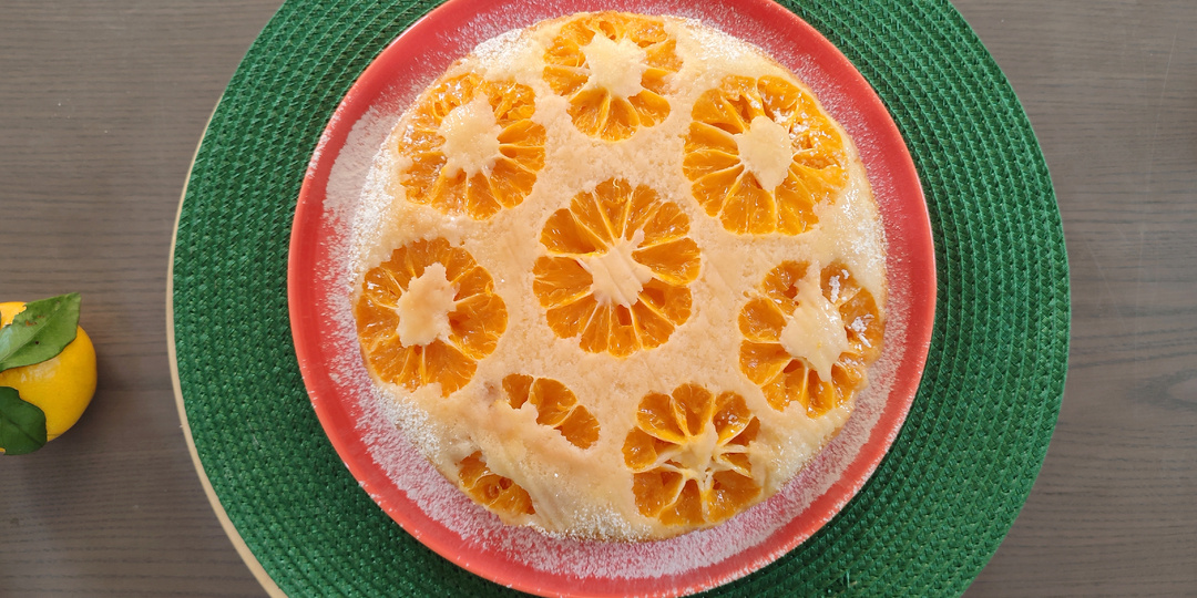 Пирог с мандаринами