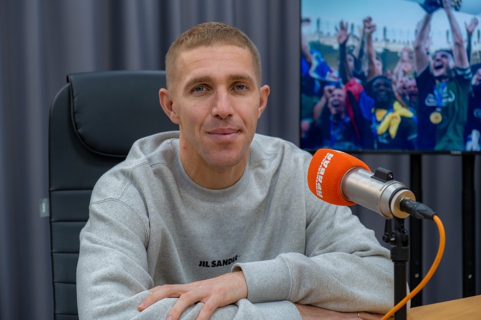    Юрий Газинский в студии радио КП Иван ДРУЗЯКИН