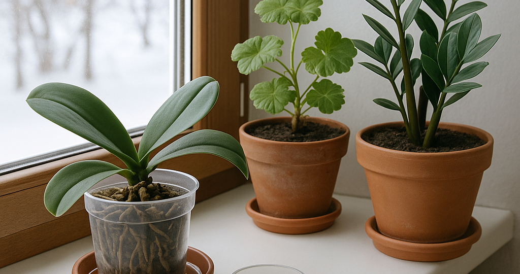 Какой полив можно оставлять зимой комнатным растениям