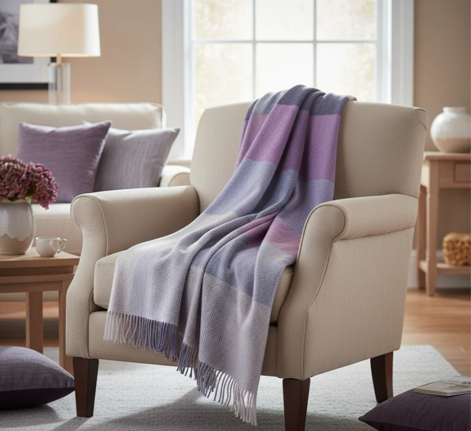 John Hanly Cashmere Throw