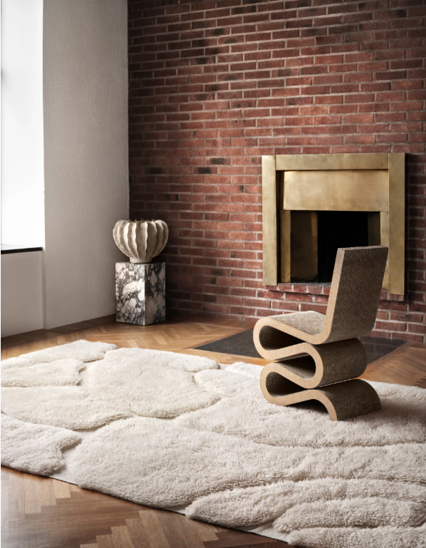 Kullin wool carpet, Offwhite