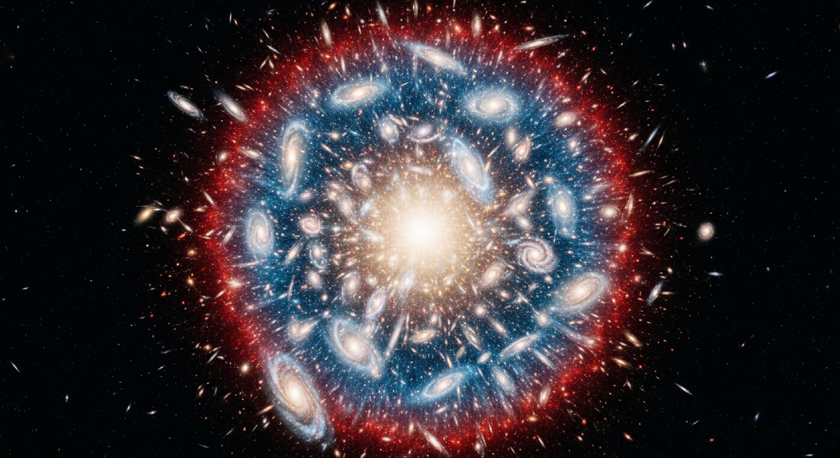 Откуда во Вселенной 45 млрд световых лет, если ей всего 13,8 млрд лет