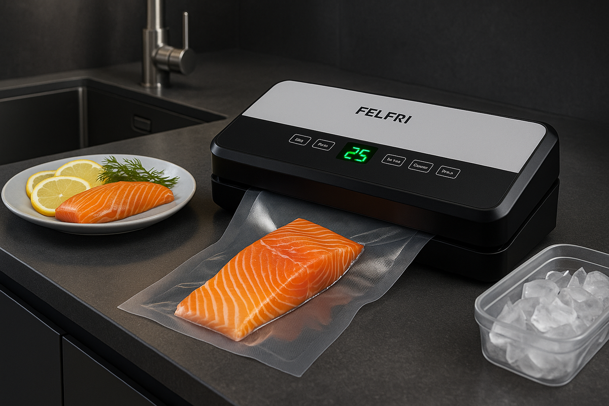 Вакууматор для продуктов с резаком