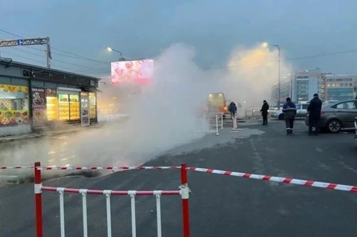    В Петербурге Невский район снова остался без отопления и горячей воды