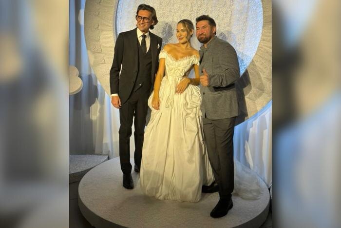 Футболист Руслан Нигматуллин женился на телеведущей Эвелине Сынче. Фото © Instagram (признан экстремистской организацией и запрещён на территории Российской Федерации) / ruslan_nigmatullin