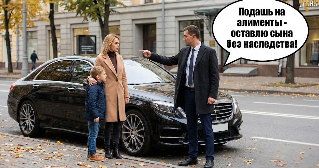 «Взыщешь алименты – лишу сына наследства!» - взыскивайте с утроенной силой!