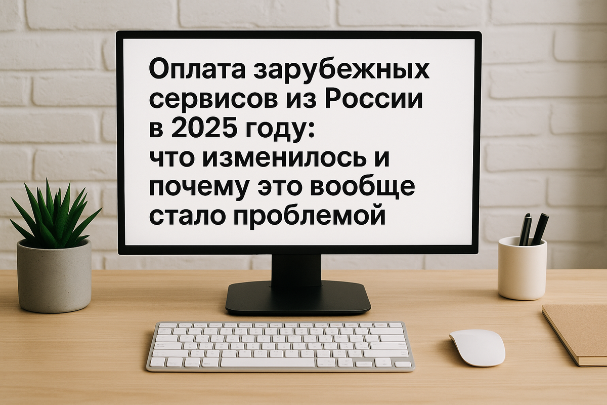 Оплата зарубежных сервисов из России в 2025 году