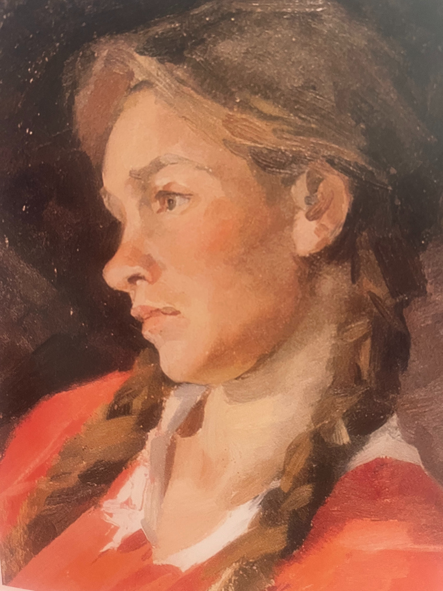 Портрет Зиновьевой Натальи Макаровны.1957