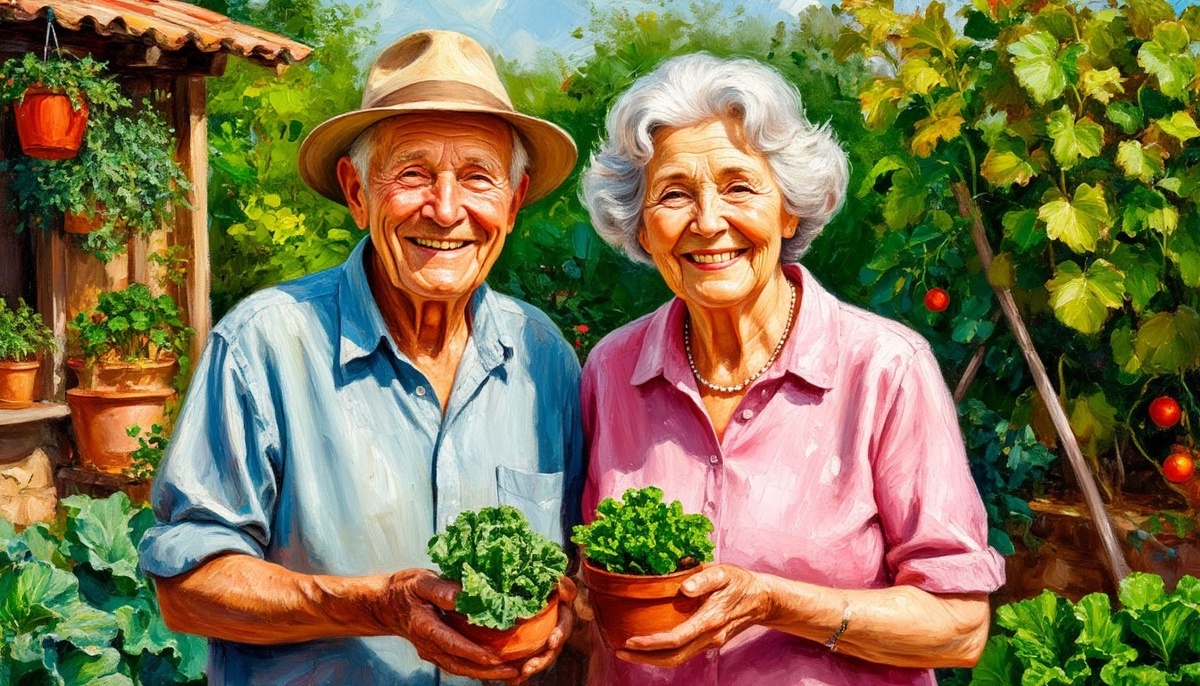 Счастливые садоводы