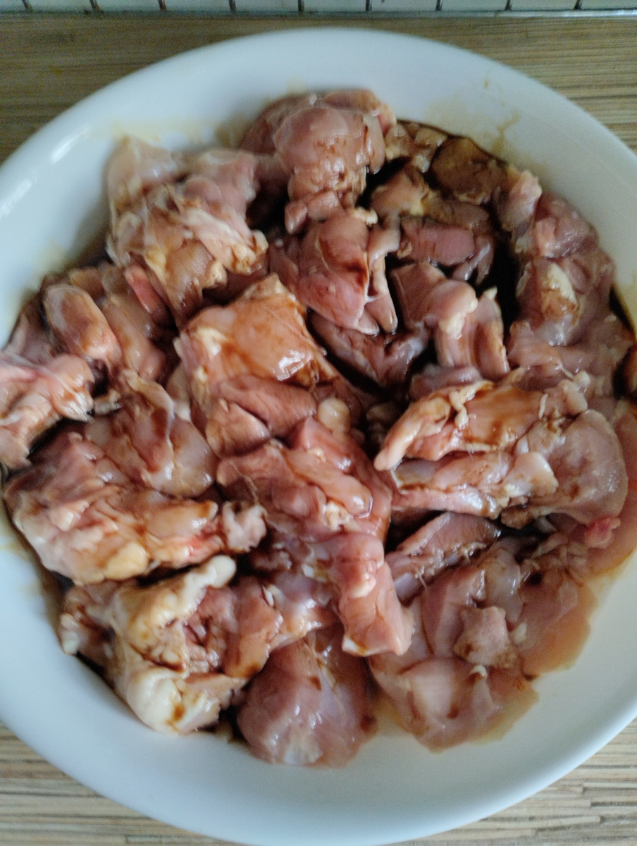 Филе бедра в соевом соусе