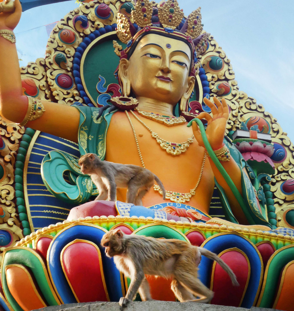 Будда. Фото автора, сделано в Непале. Хочу сделать такое же в Индии.