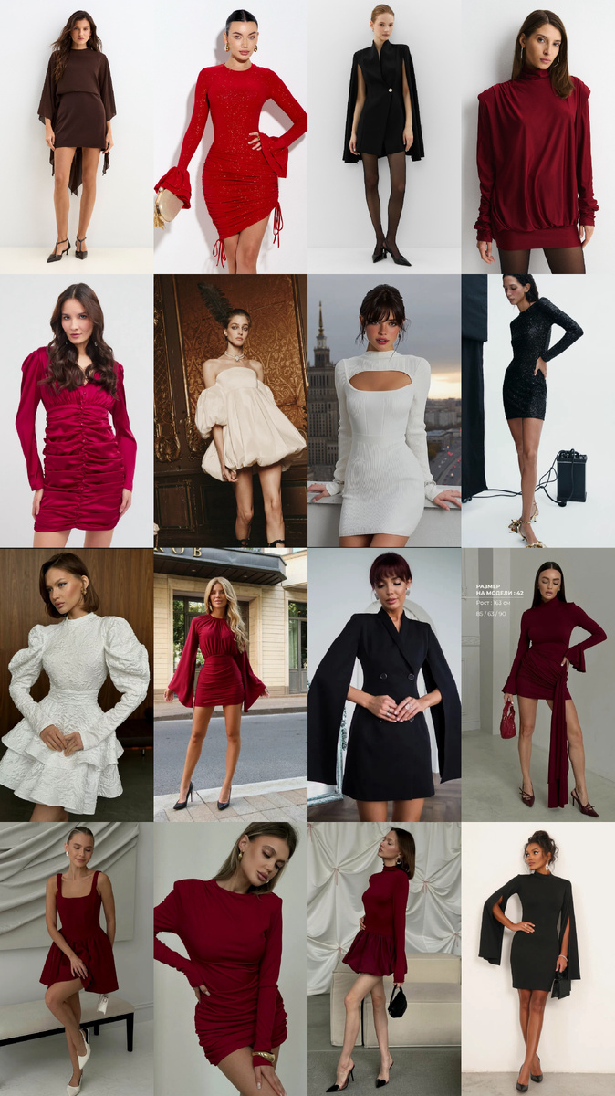 Платья в длине мини