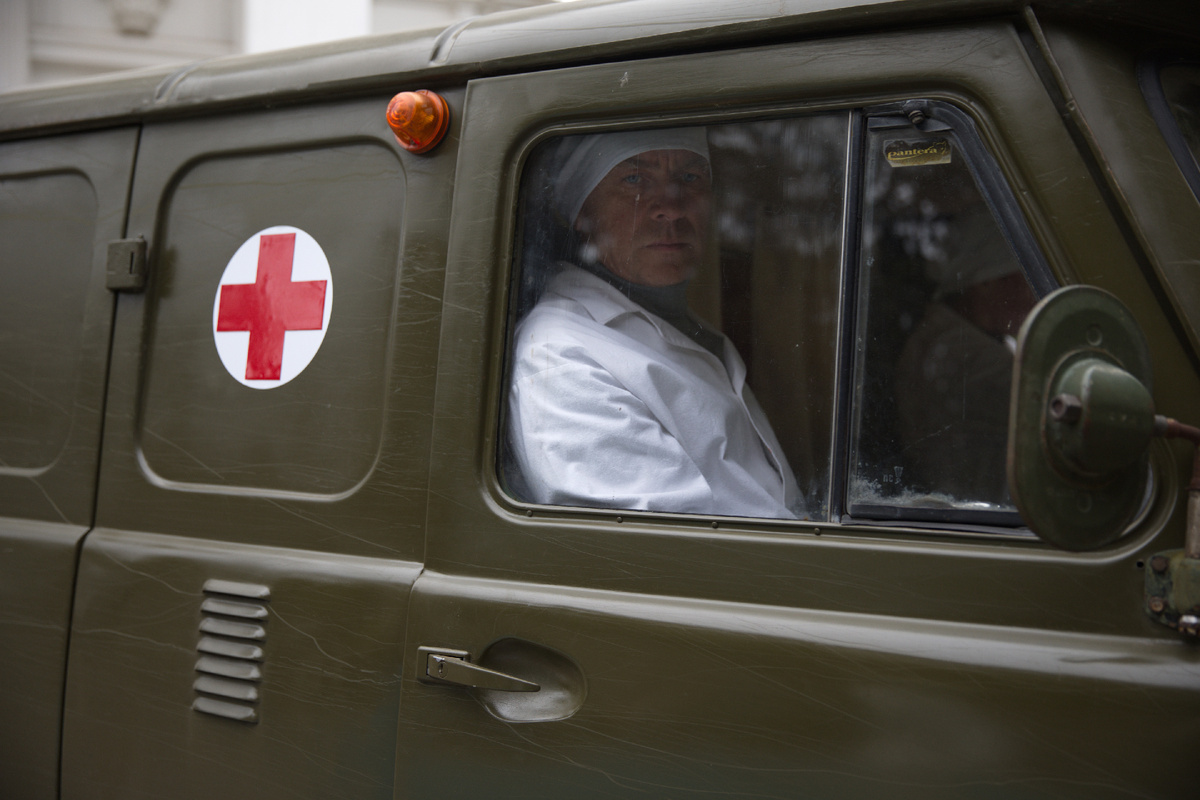 Фото со съёмок сериала «Идеальное убийство»