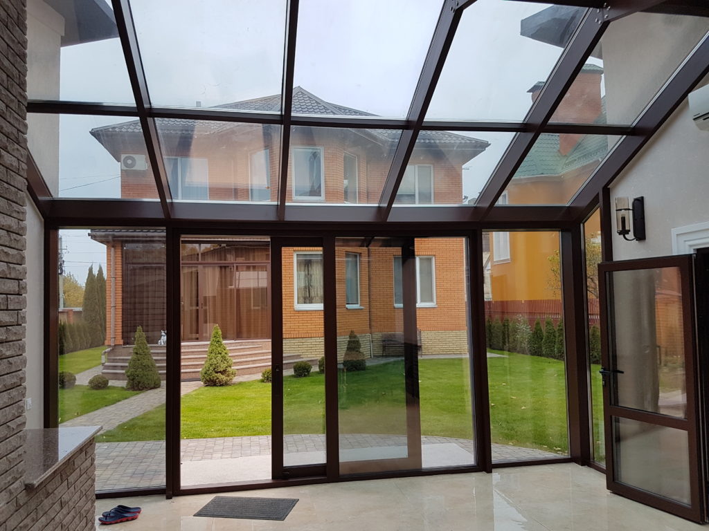 Фасадное остекление дома