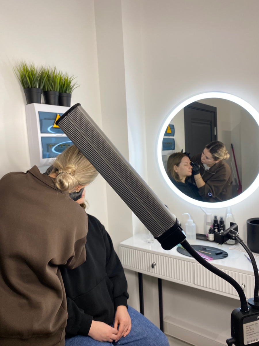 Процесс отработки Екатерины на моделях