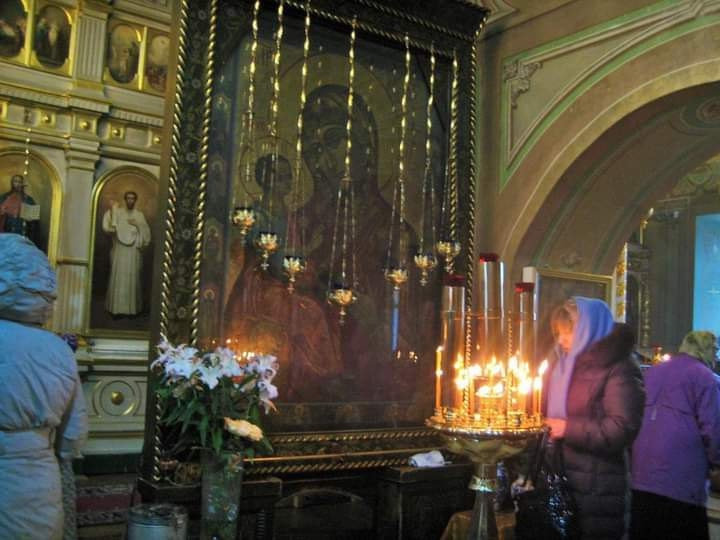 Иерусалимская икона Божией Матери. Церковь Димитрия Солунского