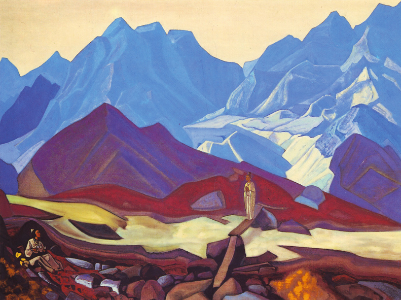 Н.К. Рерих.  Оттуда.