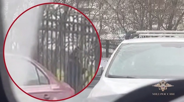    На фото стоп-кадр видеоматериала МВД России Татьяна Пшеничная