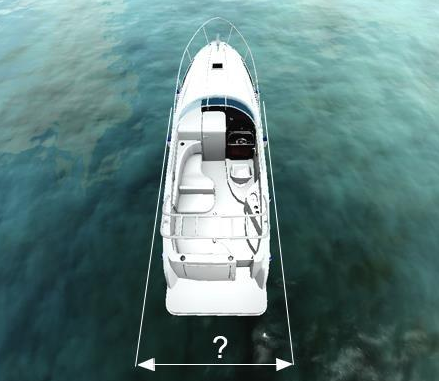 Как называется ширина корпуса маломерного судна с учетом выступающих частей?