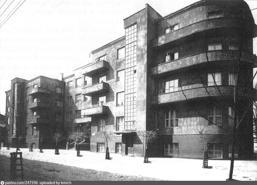 Историческое фото, жилой дом им. героев «Железного потока», источник: https://pastvu.com/p/247596 