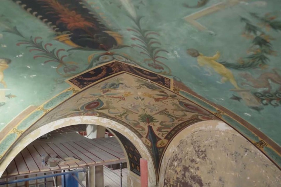    Интерьерам возвращают их исторический облик. Фото: Борис Пиотровский/Tg