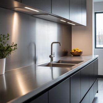 столешница из нержавеющей стали