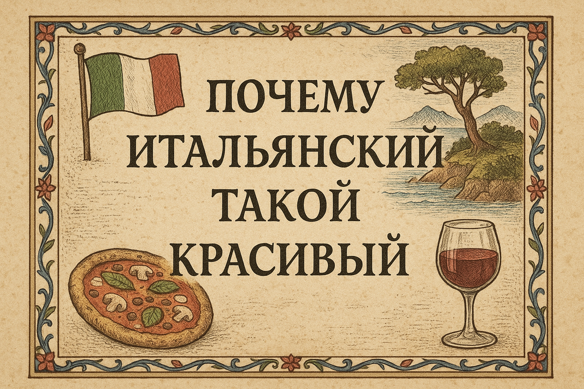 Почему итальянский язык так красиво звучит