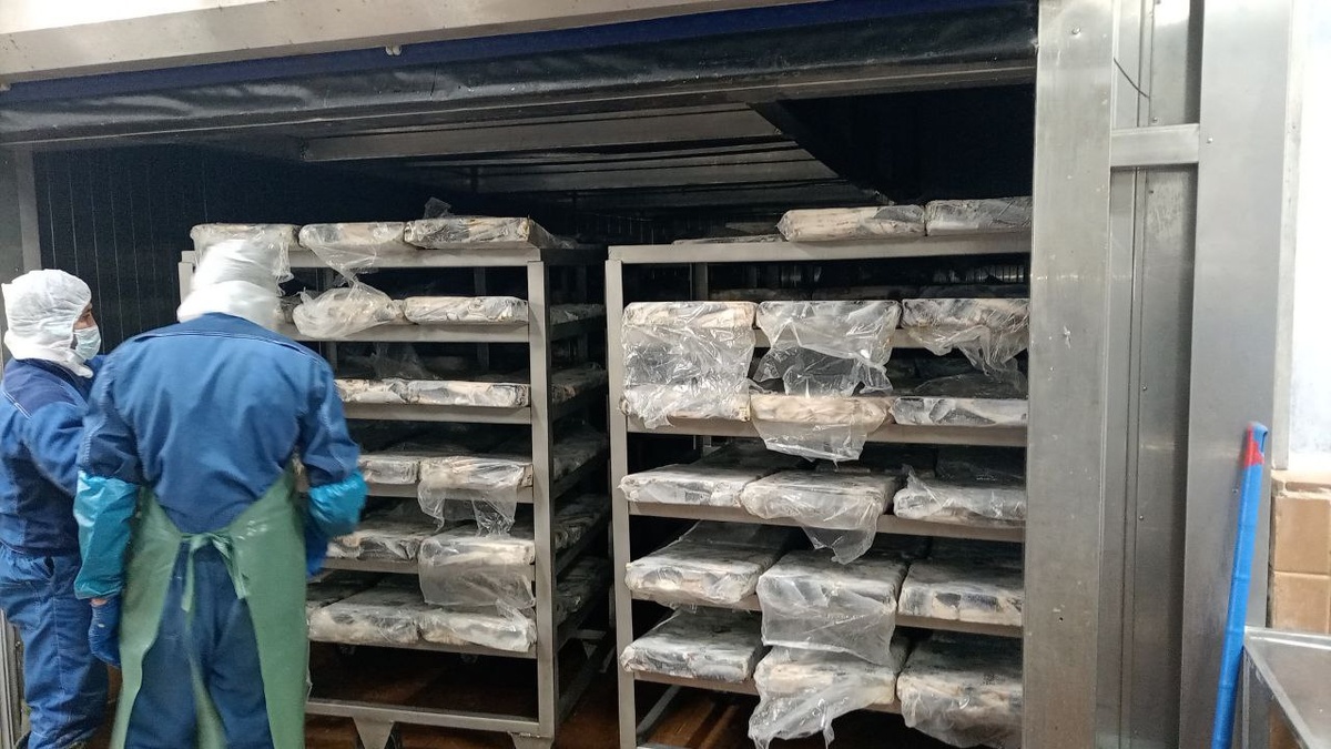 Дефростер. Загрузка продукта.