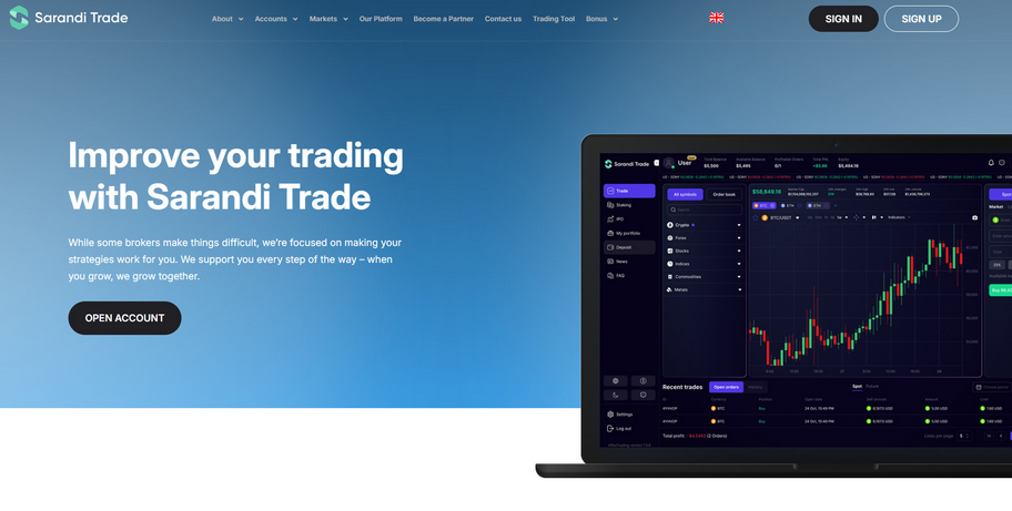 Sarandi Trade отзывы — это развод или надёжный брокер?