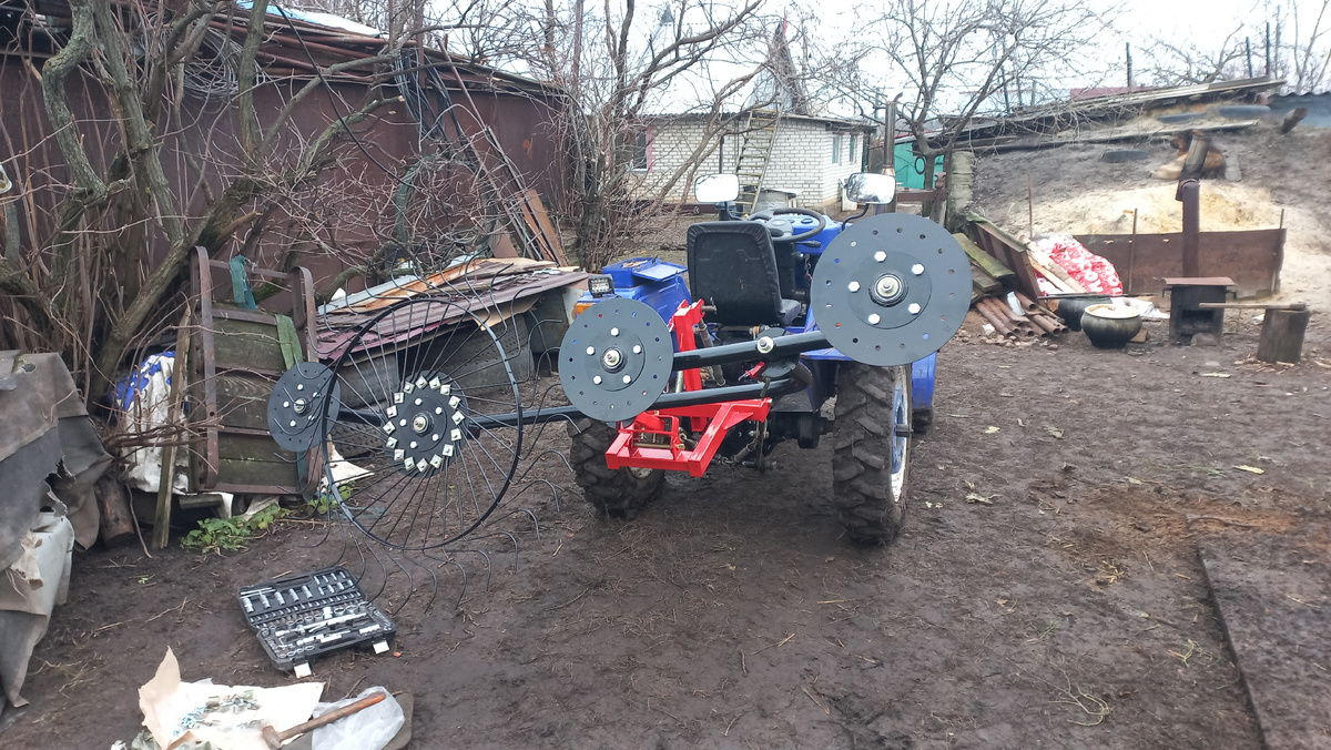 Первое колесо как первый блин!