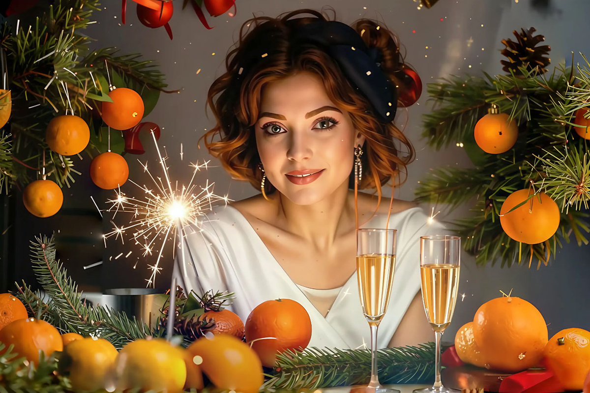 За новогодние праздники снова придется потратить больше.  Фото: Изображение сгенерировано нейросетью Kandinsky 3.1.