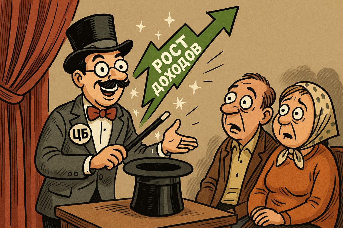 Фокус-покус, рублик в плюс: как ЦБ превращает инфляцию в процветание