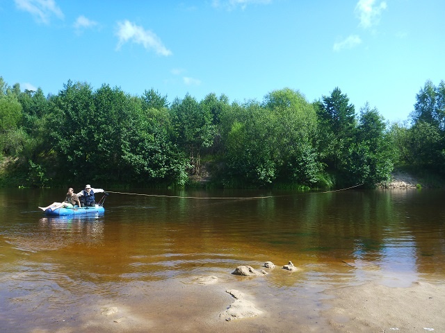Мониторинговые работы на реке Керженец проводят сотрудники Керженского заповедника 