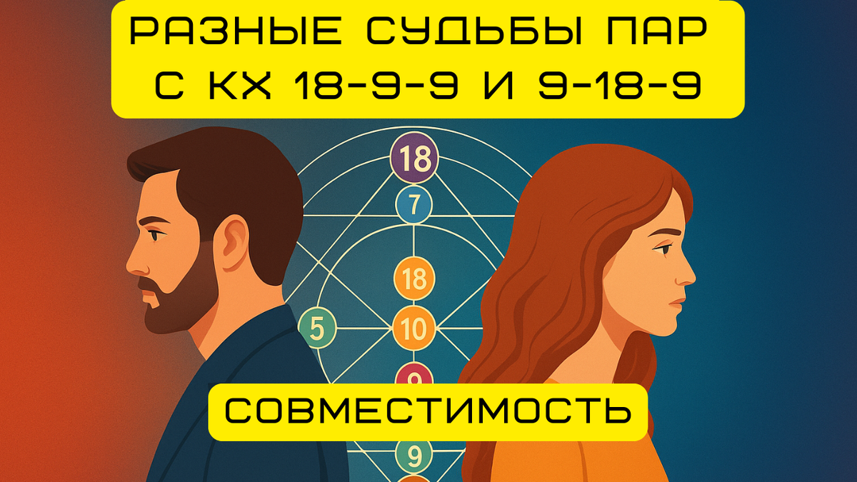 Почему пары с хвостами 18-9-9 и 9-18-9 проживают разные судьбы? Как переверннутый код меняет всю совместимость. 