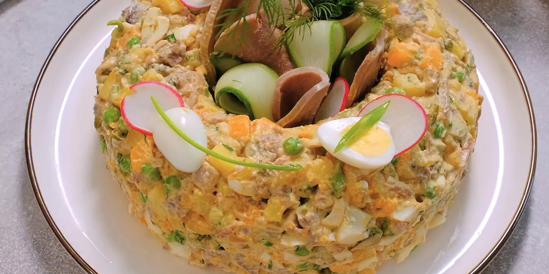 Оливье для праздничного стола