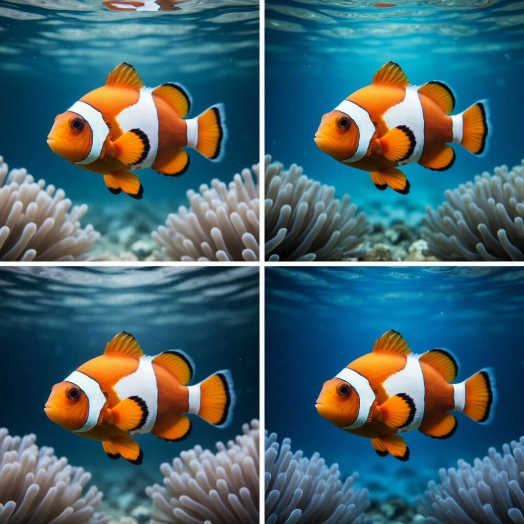 Эффект поглощения цветов на глубине