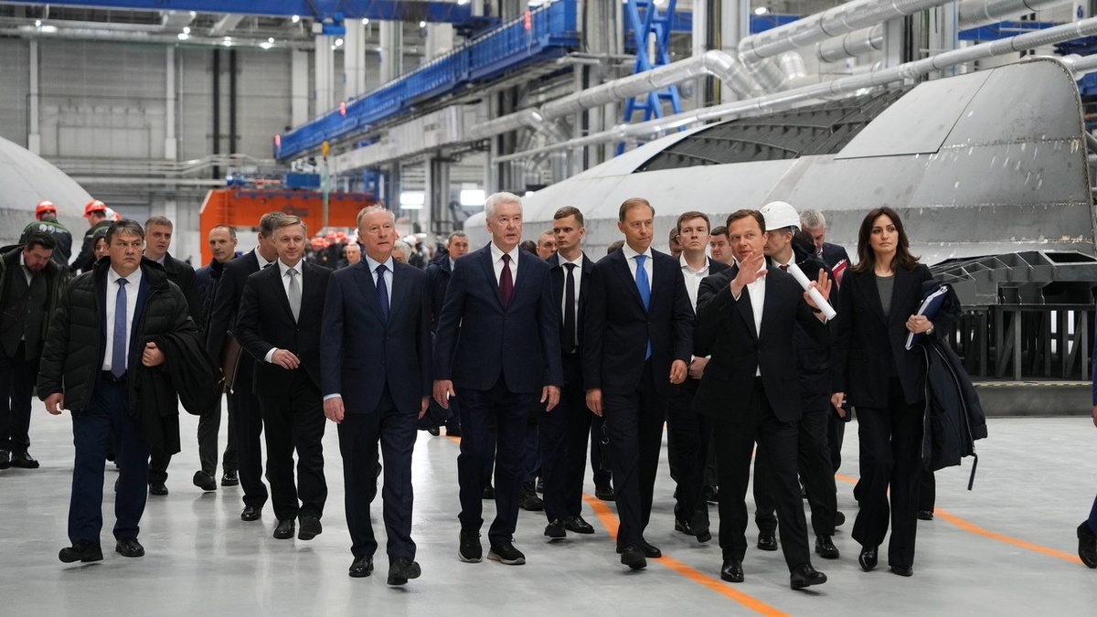 На торжественной церемонии открытия Московской верфи / Фото: Пресс-служба правительства России  📷
